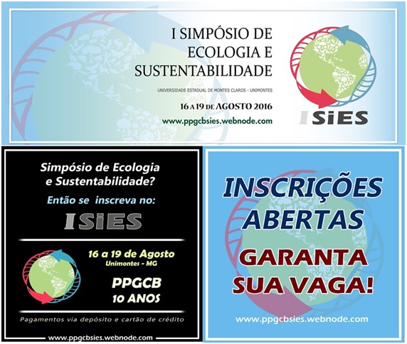 Inscrições abertas para I Simposio de Ecologia e Sustentabilidade realizado pelo Unimontes