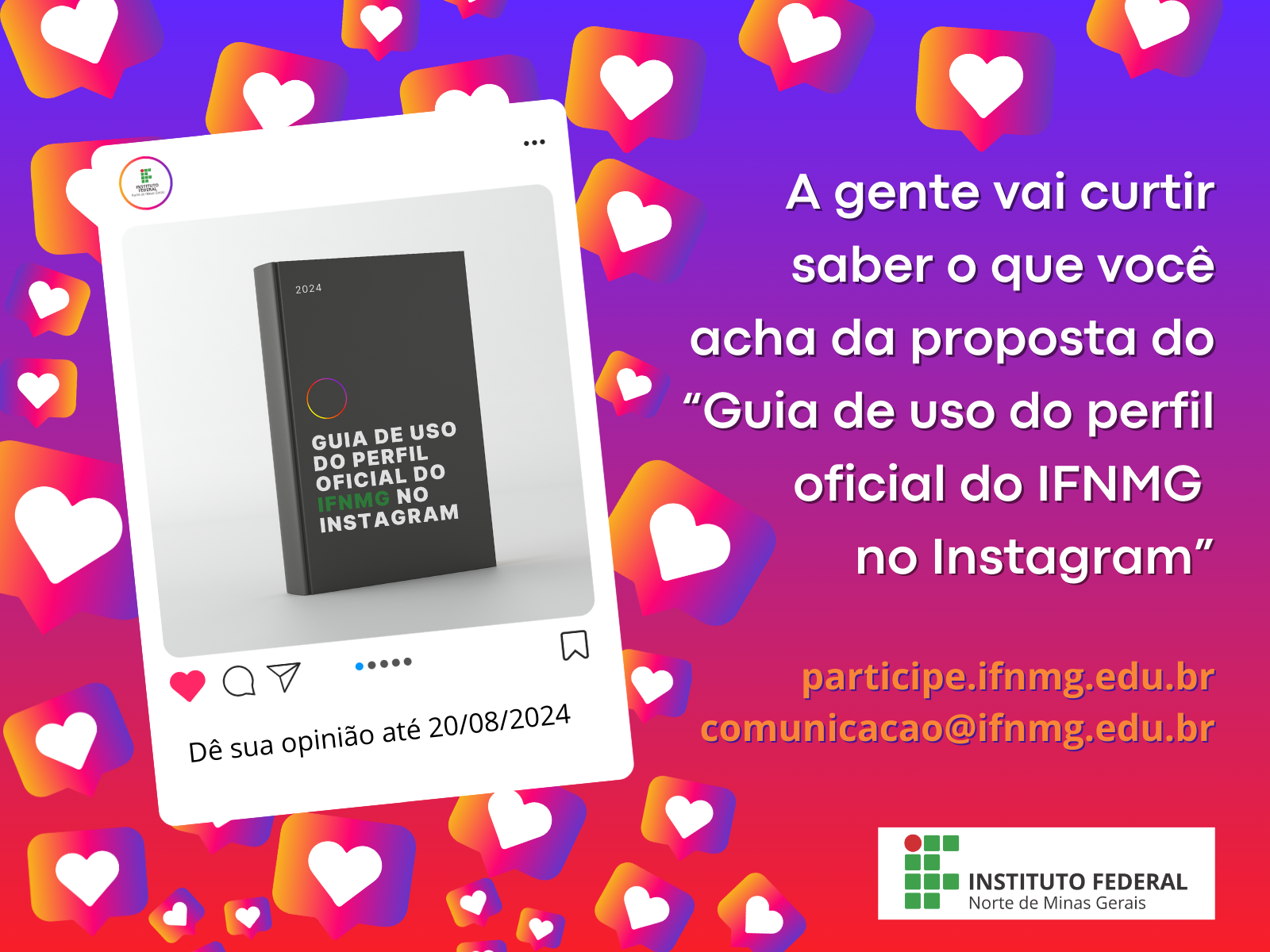 Guia IFNMG Instagram 