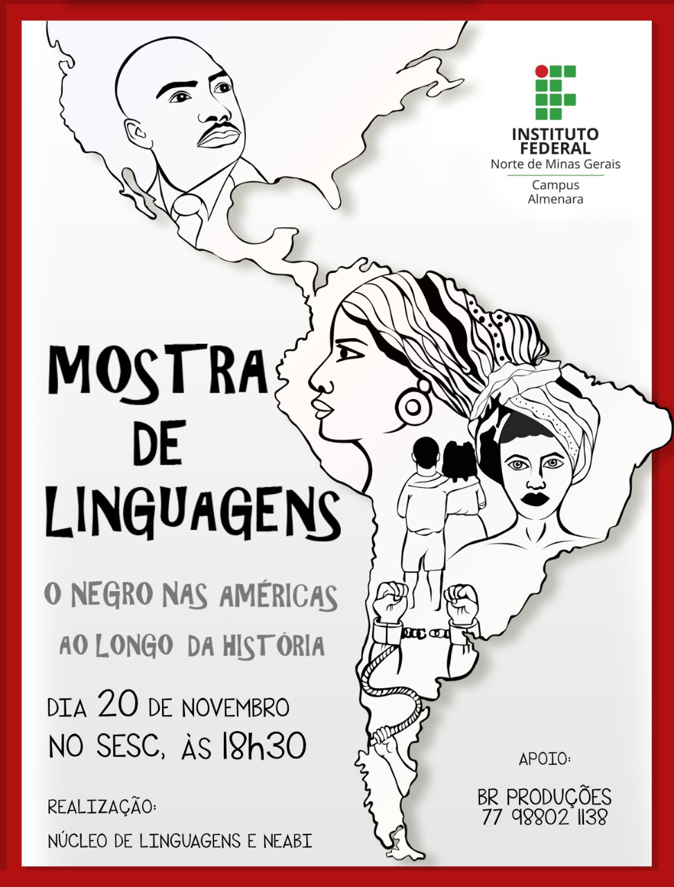 cartaz mostra de linguagens